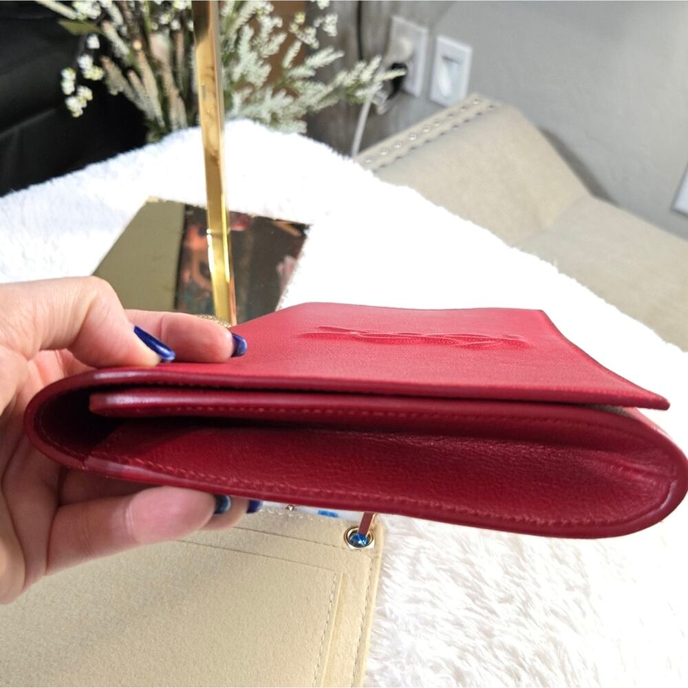 🔥 Saint Laurent Belle de Jour Clutch Leather Large EUC - Picture 3 of 15